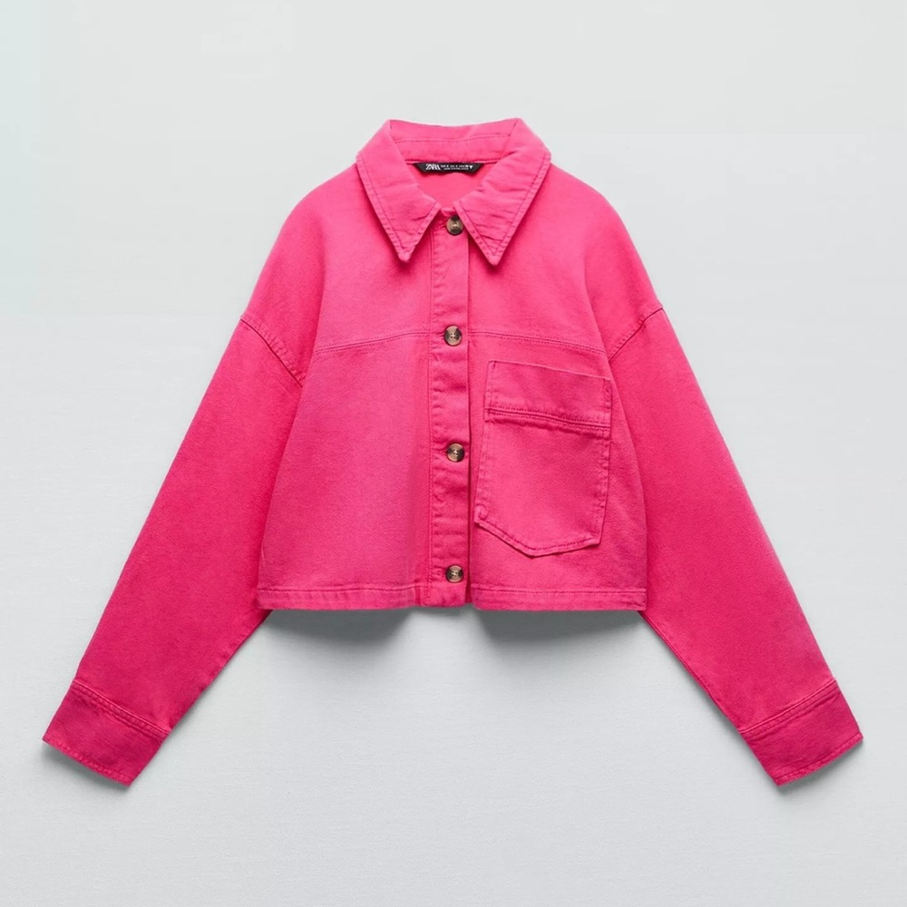 Brand New Zara Stylish Pink Women's Jacket